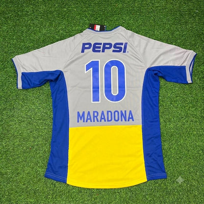 Diego Armando Maradona Boca Juniors Away Retro Football Jersey