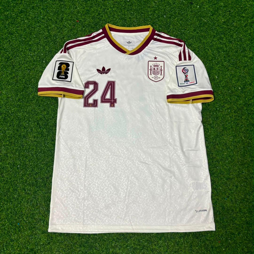 Marc Cucurella 24- Spain 2026 World Cup Away Football Jersey