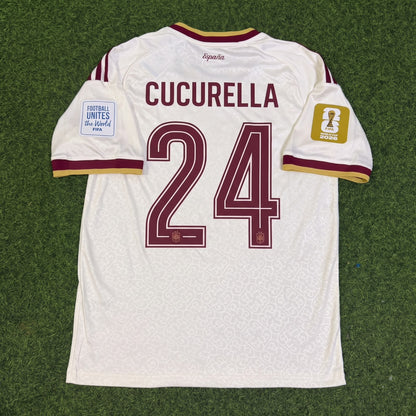 Marc Cucurella #24 Spain Two Star 2026 World Cup Champions Away Jersey Trikot Maillot