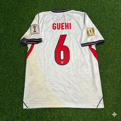 Marc Guéhi #6 England 2026 World Cup Home White Football Jersey