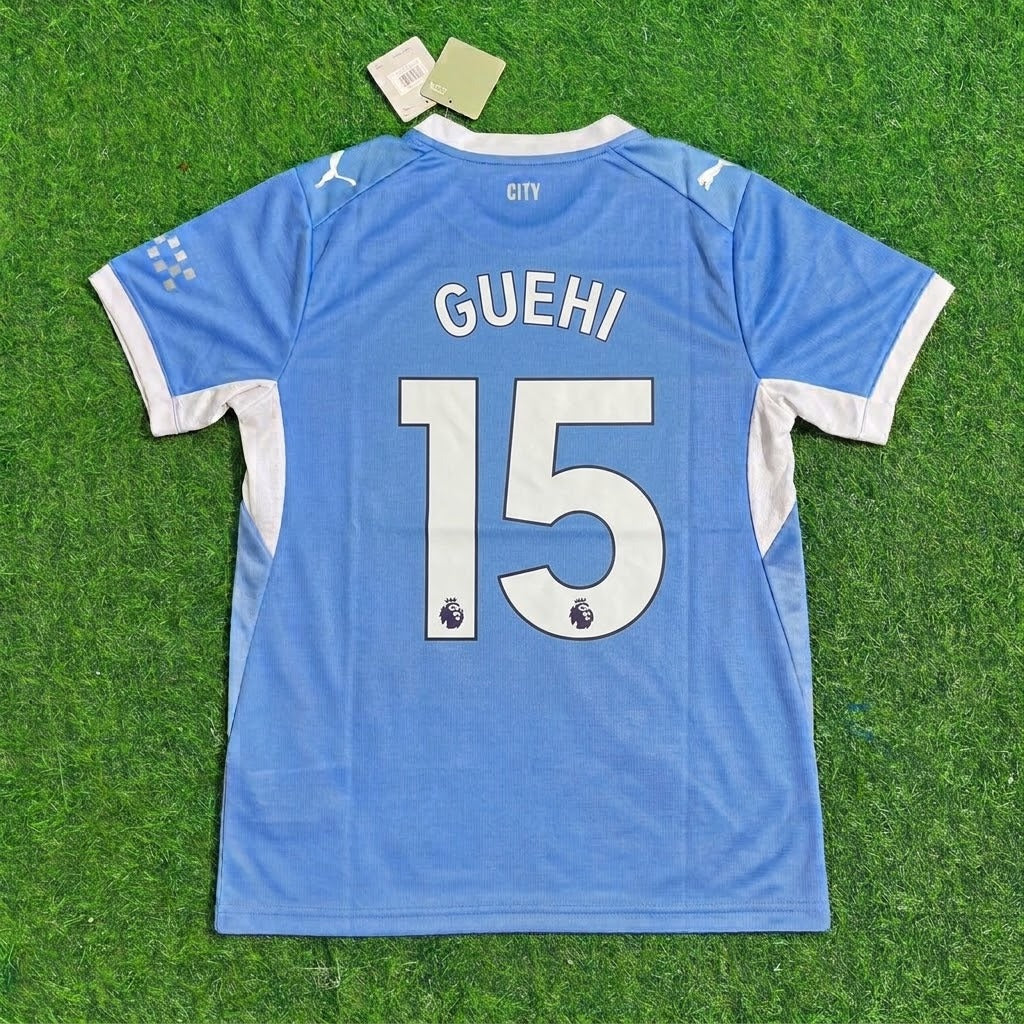 Marc Guehi Manchester City 2026-27 Home New Season Jersey Trikot Maillot Soccer Shirt