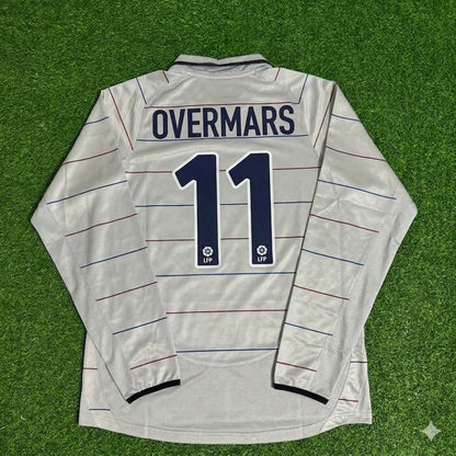 Marc Overmars #11 Barcelona 2003 2004 Auswärts Langarm Retro Fußballtrikot Set