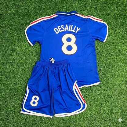 Marcel Desailly 8- France EURO 2000 2002 Retro Kids Jersey