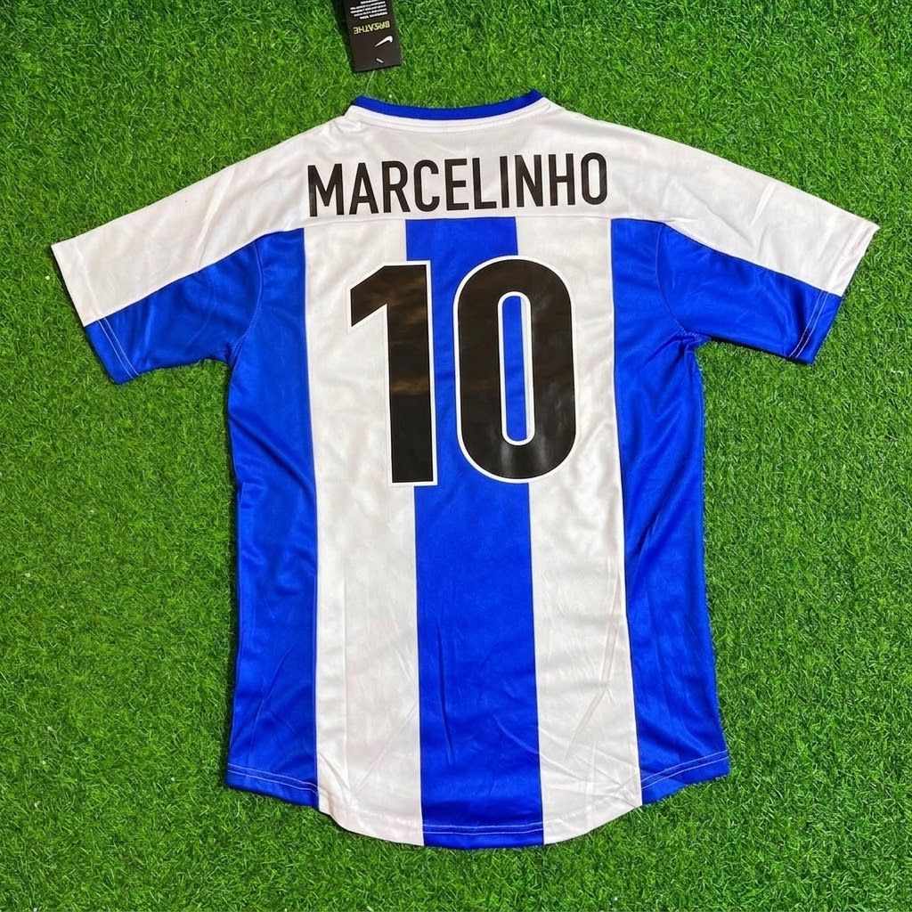 Marcelinho Hertha Berlin Commemorative Retro Football Jersey Trikot Maillot Kit