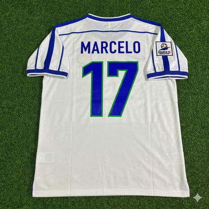 Marcelo #17 Brazil 1998 World Cup Retro Football Jersey