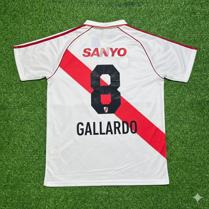 Marcelo Gallardo River Plate 1993/1994 Retro Home Football Jersey