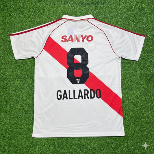 Marcelo Gallardo River Plate 1993/1994 Retro Home Football Jersey