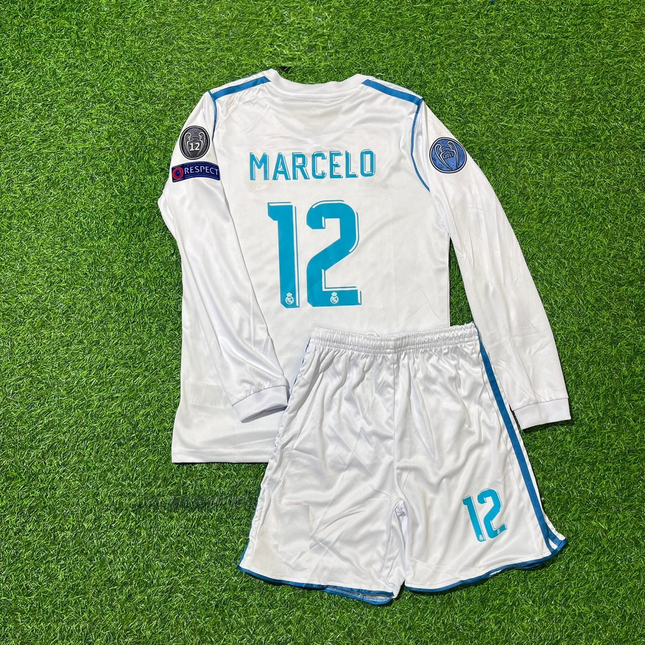 Marcelo Madrid Champions League Final Jersey Soccer Shirt
