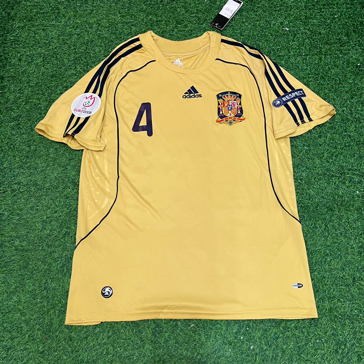 Carlos Marchena 4- Spain EURO 2008 Retro Football Jersey