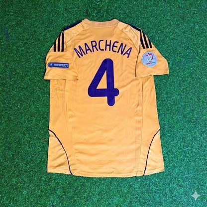Carlos Marchena 4- Spain EURO 2008 Retro Football Jersey