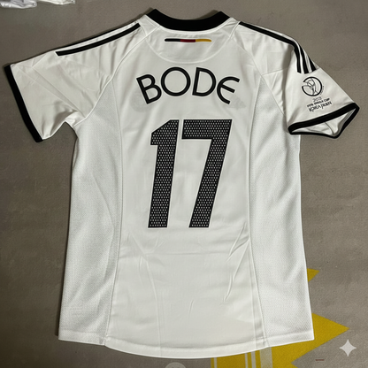 Marco Bode Germany Deutschland 2002 World Cup Japan Korea White Retro Jersey Trikot