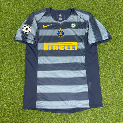 Marco Materazzi #23 Inter Milan 2004-05 Retro Football Jersey Kit