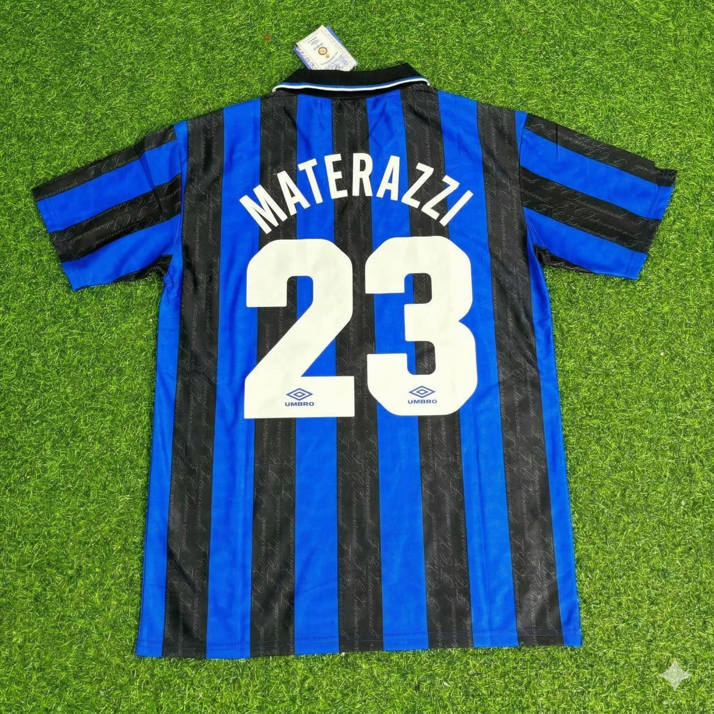 Marco Materazzi Inter Home Retro Football Jersey