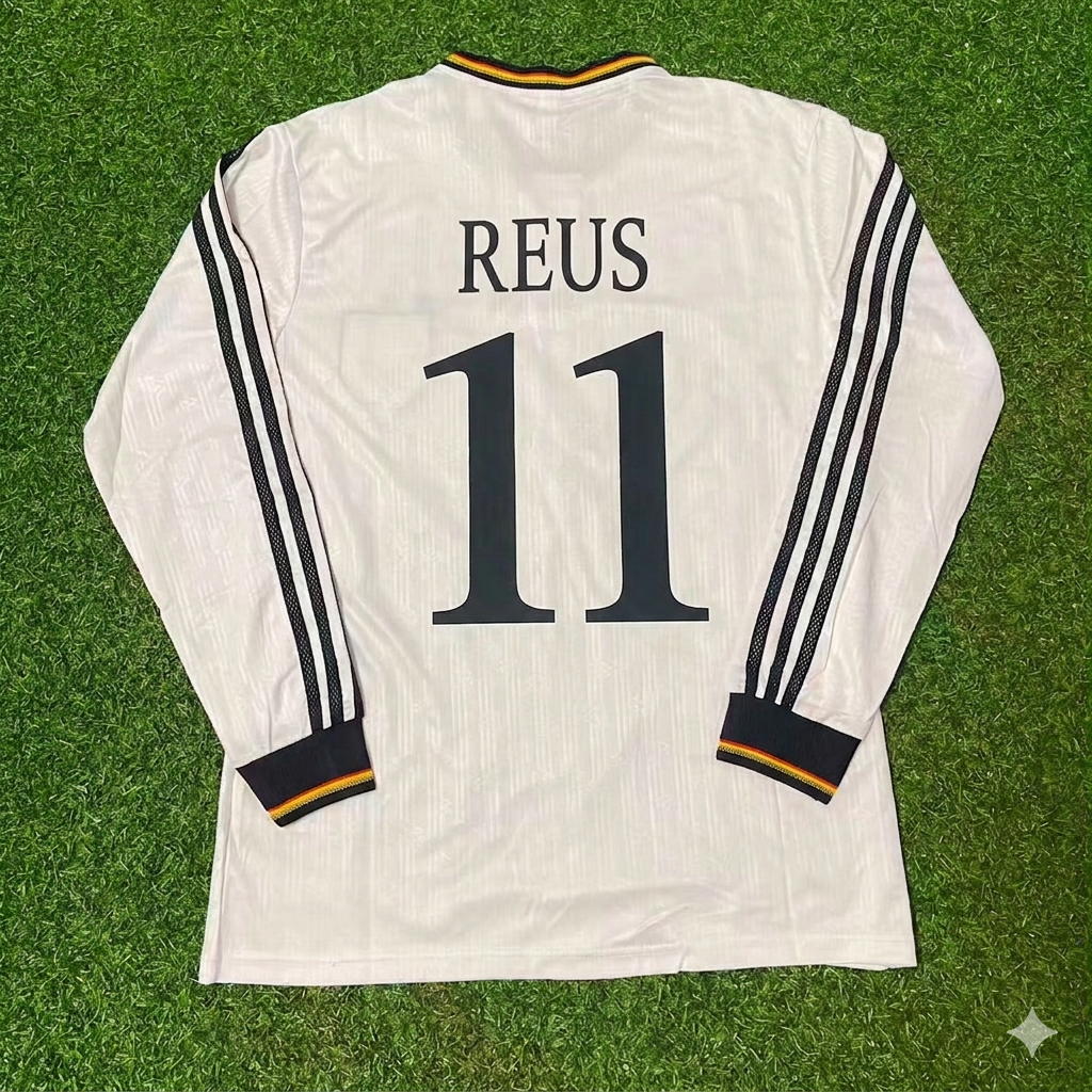 Marco Reus #11 Germany Long Sleeve Retro Football Jersey Kit
