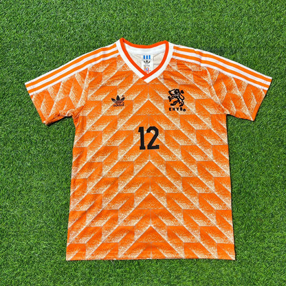 Marco van Basten Netherlands 1988 Home Retro Football Jersey Kit
