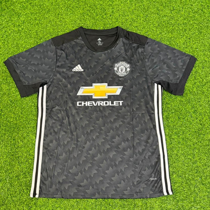 Marcus Rashford Manchester United 2017-2018 Black Retro Football Jersey