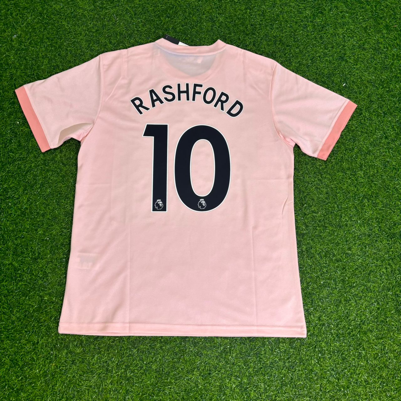 Marcus Rashford Manchester United 2018/19 Pink Retro Football Jersey Kit