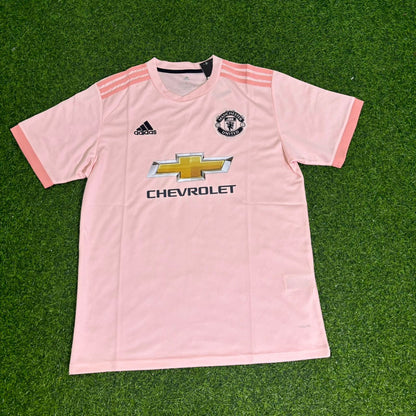 Marcus Rashford Manchester United 2018/19 Pink Retro Football Jersey Kit