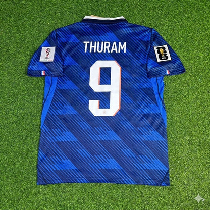 Marcus Thuram 9- France Home 2026 World Cup Blue Football Jersey