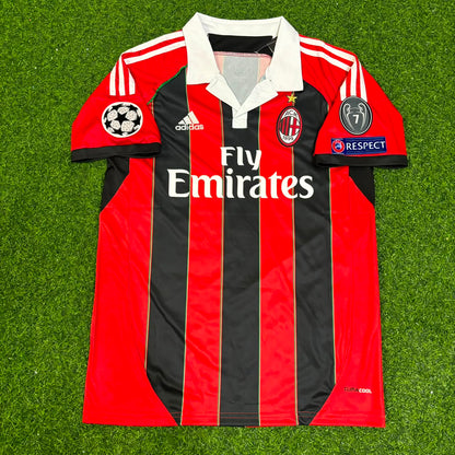 Mario Balotelli – AC Milan 2012/13 Home Retro Kit Jersey – | Trikot | Maillot Soccer Shirt