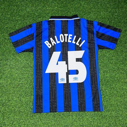 Mario Balotelli Inter Home Retro Football Jersey