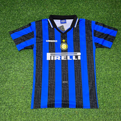 Mario Balotelli Inter Home Retro Football Jersey