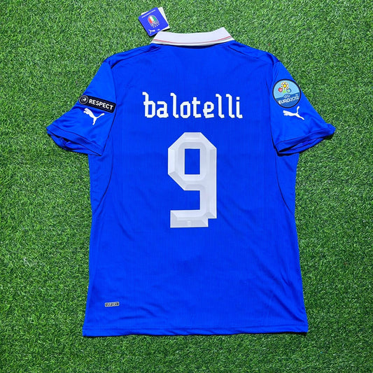 Maillot domicile rétro Mario Balotelli 9 - Italie Euro 2012
