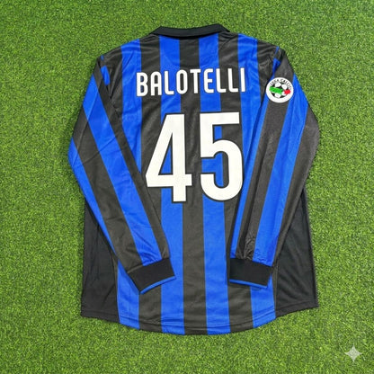 Mario Balotelli - Inter Retro Jersey Trikot Maillot Maglia Soccer Shirt