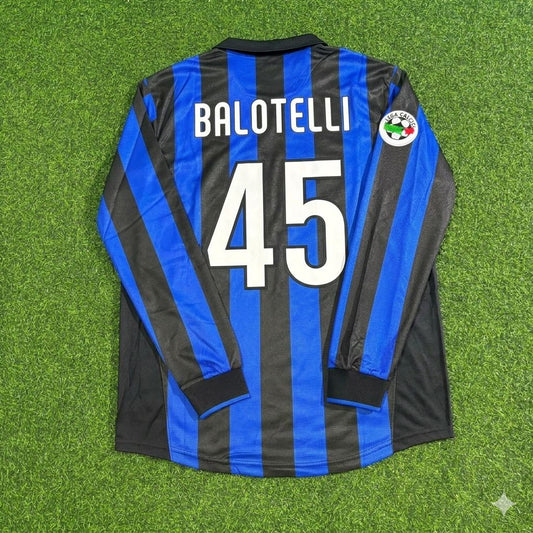 Mario Balotelli - Inter Retro Jersey Trikot Maillot Maglia Soccer Shirt