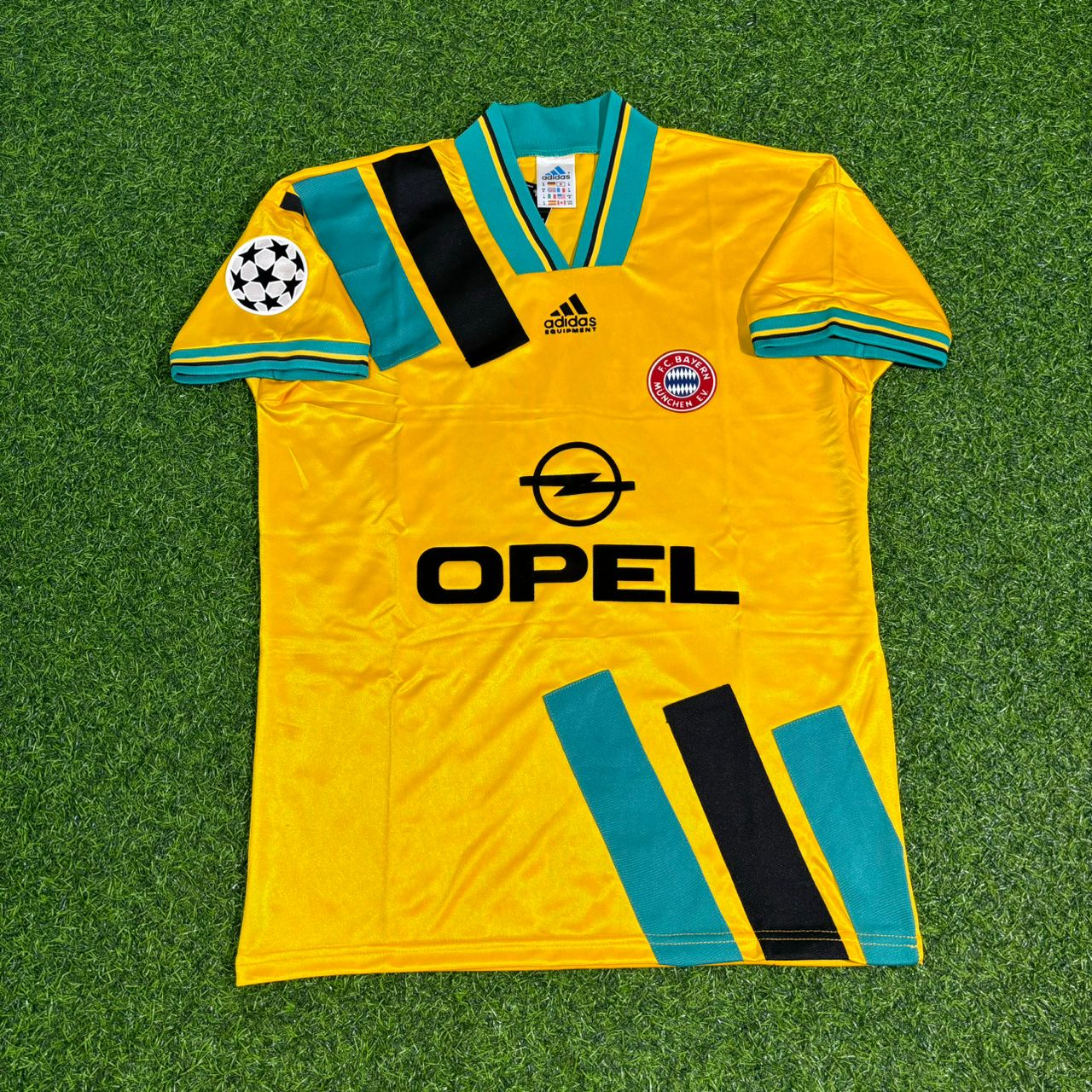 Mario Basler #21 Bayern München Gelb Retro Fußballtrikot