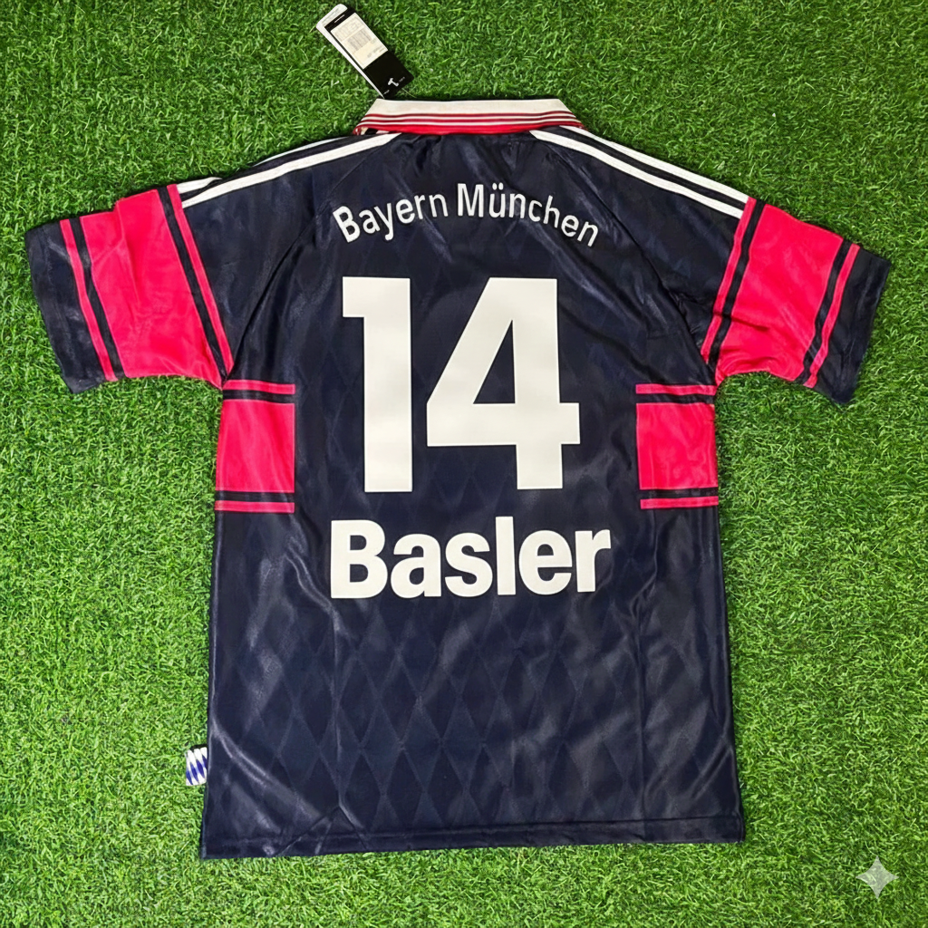 Mario Basler 14 Bayern Munich Retro 1997/99 Jersey Trikot