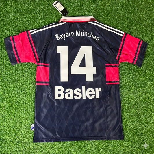 Mario Basler 14 Bayern Munich Rétro 1997/99 Maillot Trikot