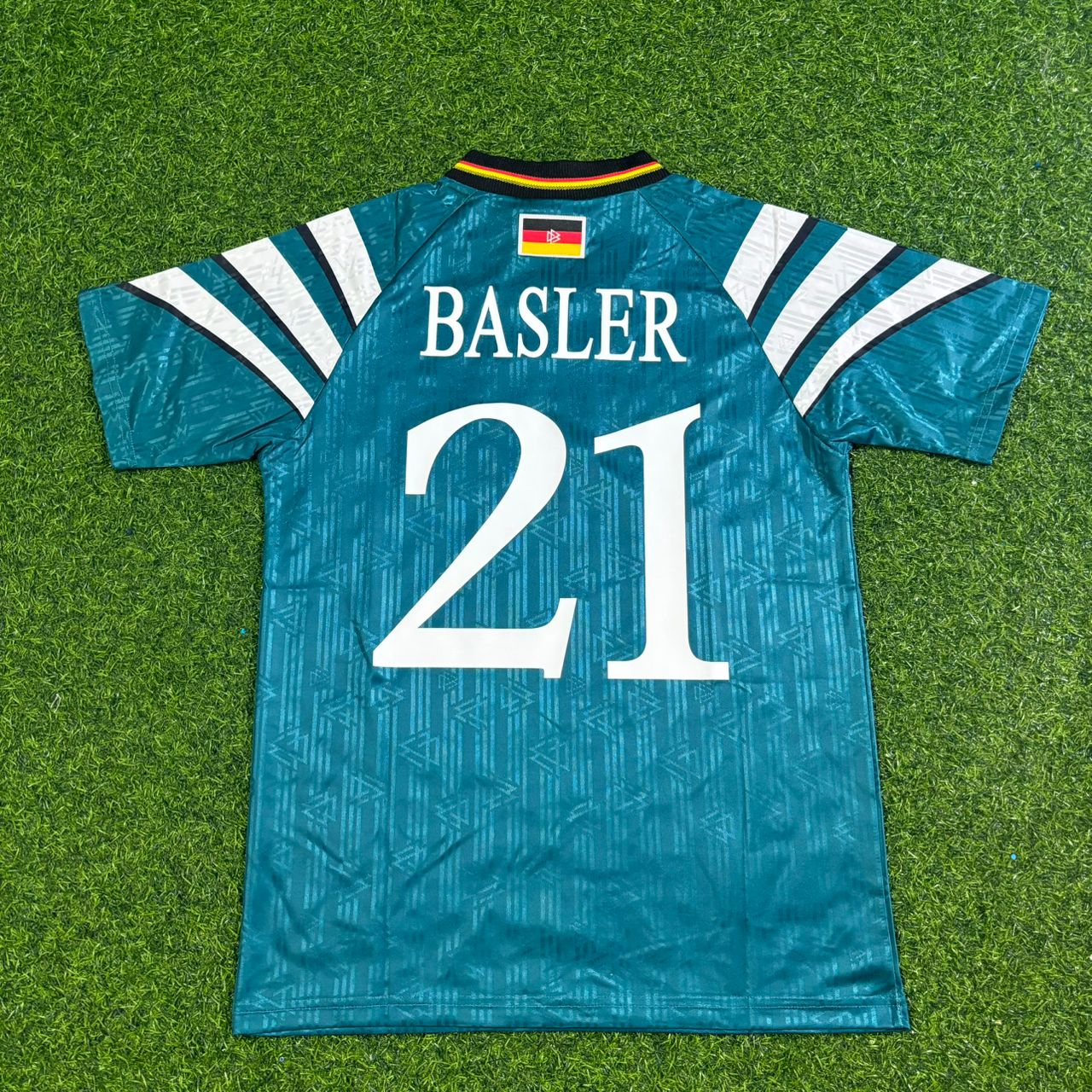 Mario Basler Deutschland Retro Fussballtrikot