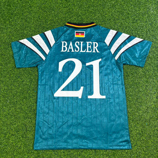 Mario Basler Deutschland Retro Fussballtrikot