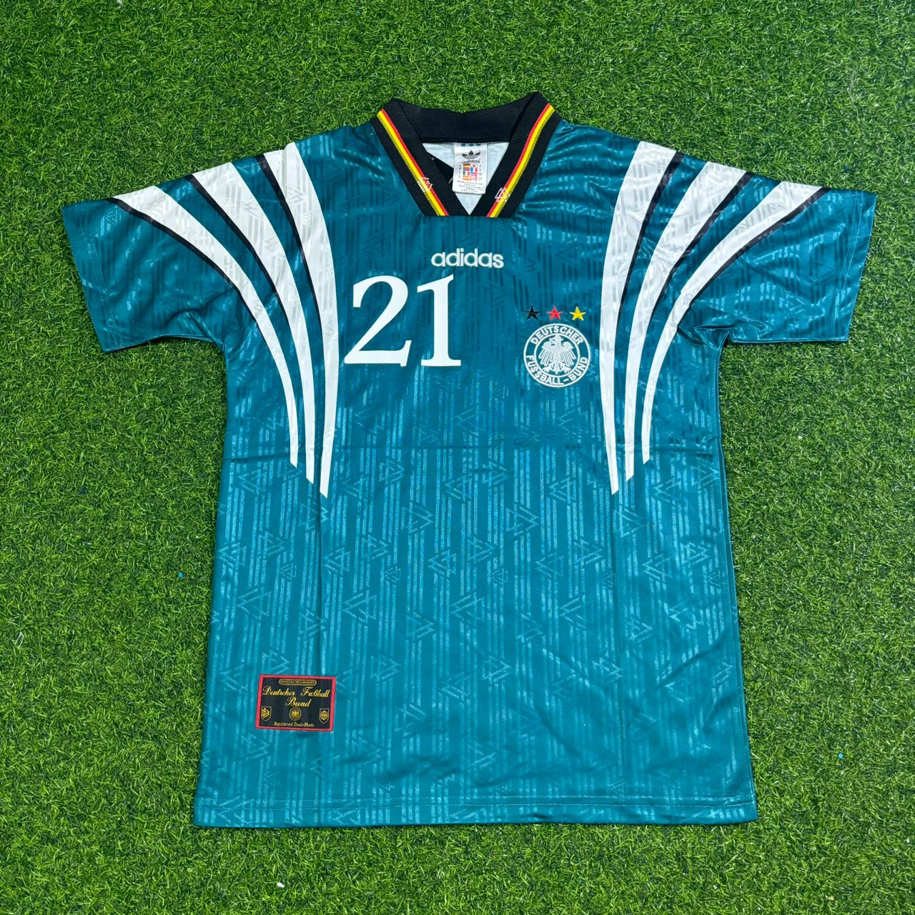 Mario Basler Deutschland Retro Fussballtrikot