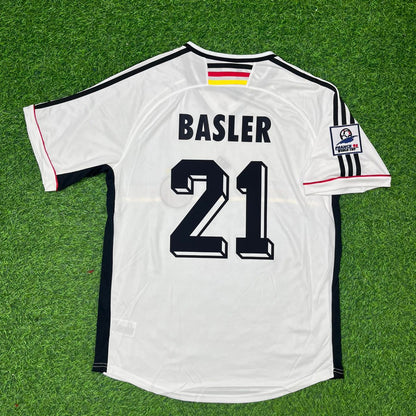 Mario Basler Deutschland WM 1998 Retro Fußballtrikot