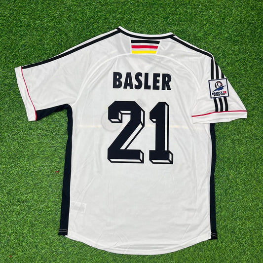 Mario Basler Deutschland WM 1998 Retro Fußballtrikot
