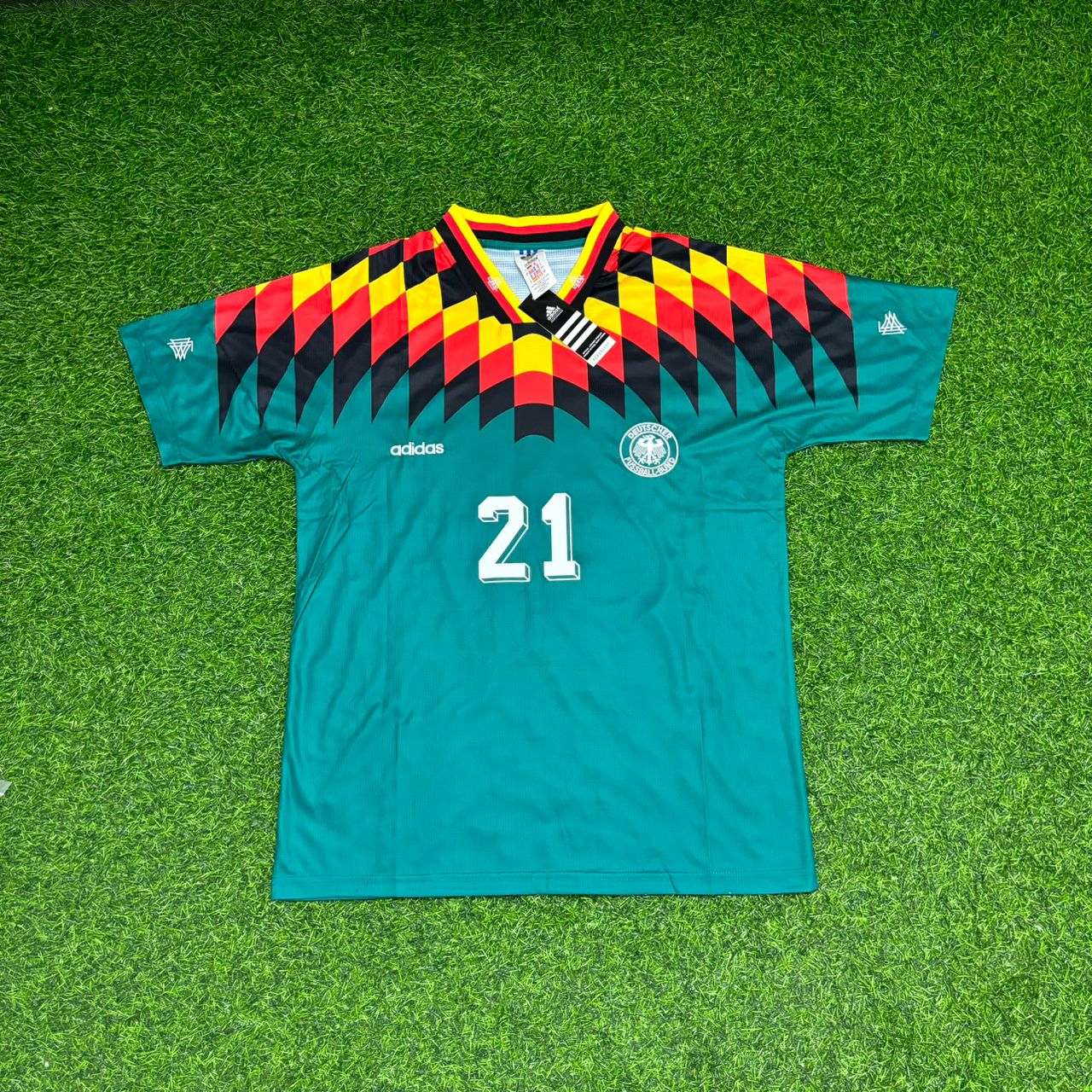 Mario Basler Germany Deutschland 1994 World Cup Jersey Trikot
