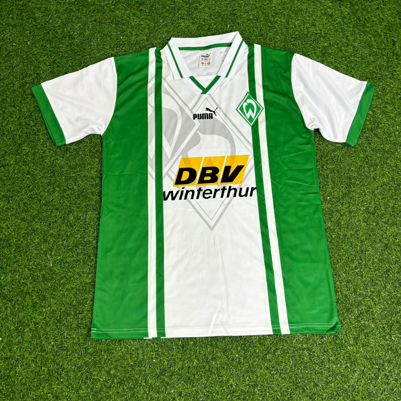 Mario Basler Werder Bremen Retro Fußballtrikot Kit