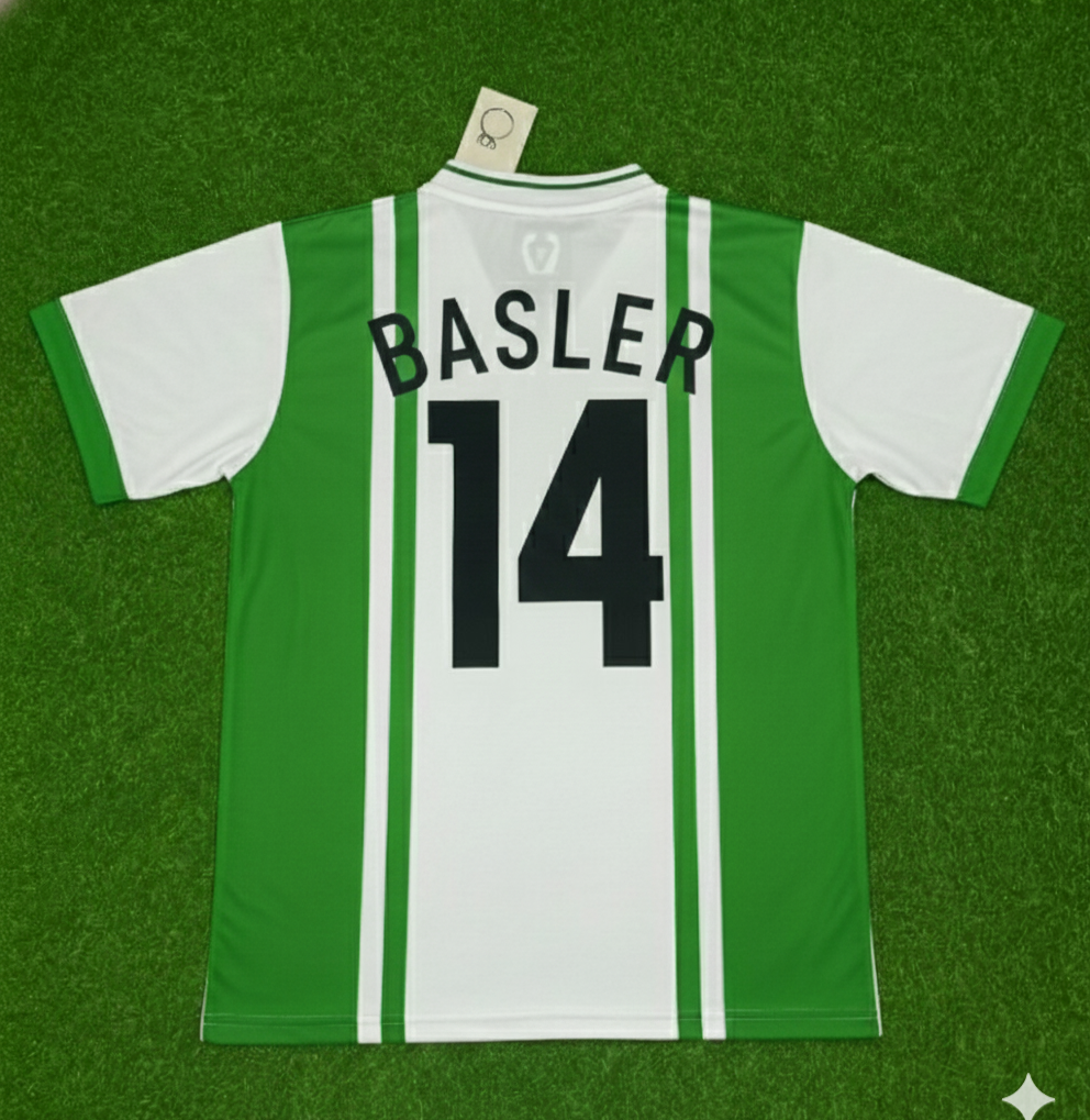 Mario Basler Werder Bremen Retro Fußballtrikot Kit
