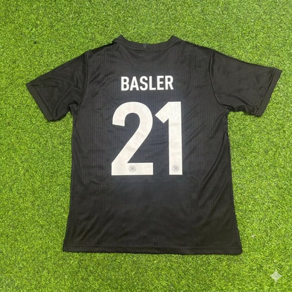 Mario Basler Germany 125 Years Special Black Football Jersey
