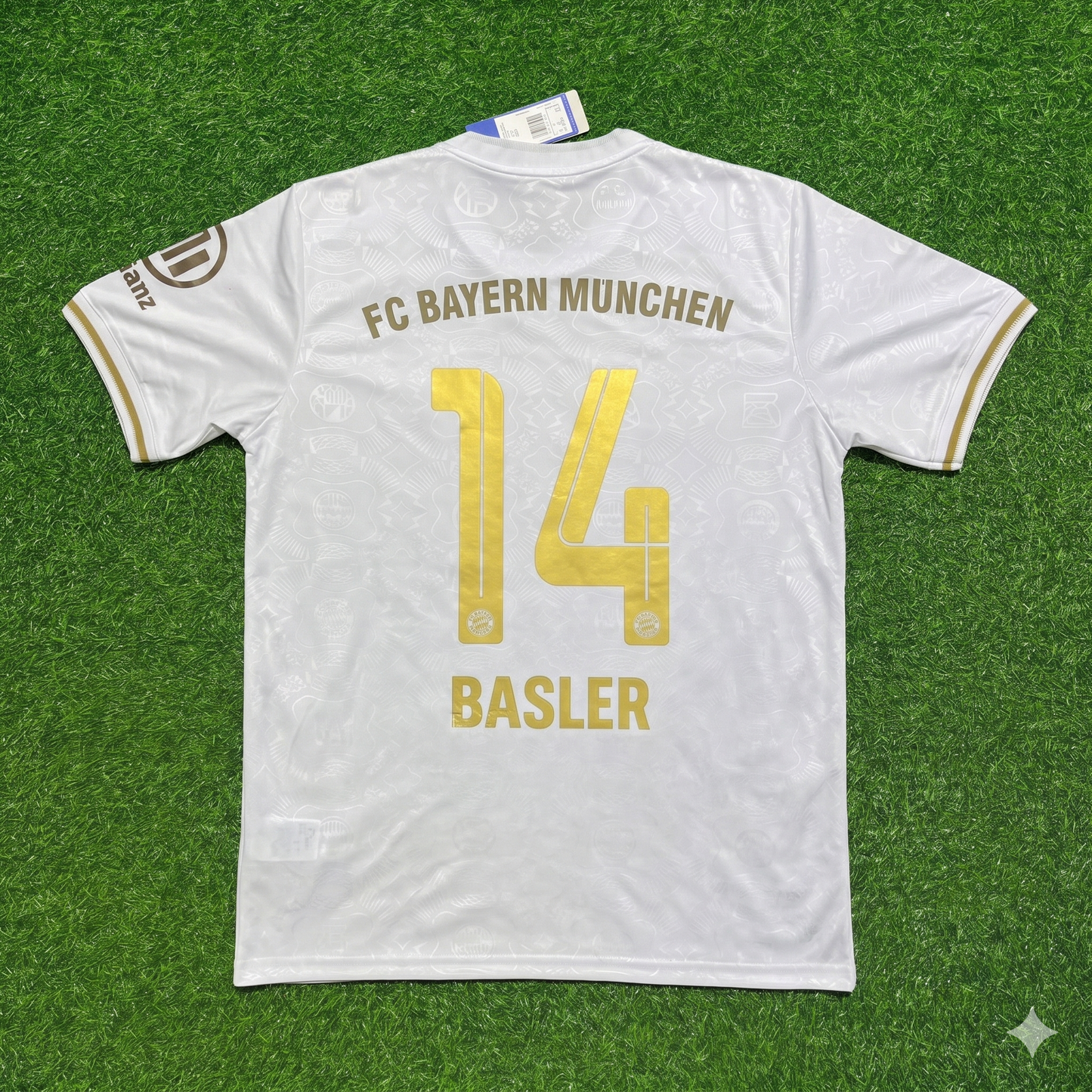 Mario Basler #14 FC Bayern München 125 Years Anniversary Special-Edition White Jersey