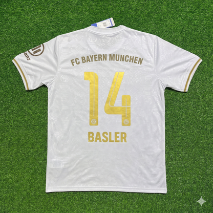 Mario Basler #14 FC Bayern München 125 Years Anniversary Special-Edition White Jersey