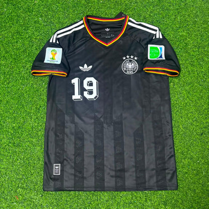 Mario Götze Germany 2014 World Cup Special Edition Black Retro Football Jersey