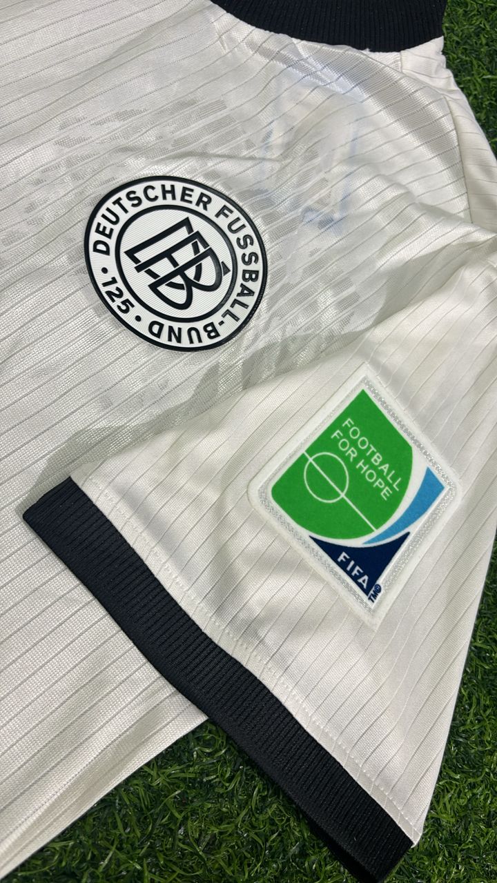 Mario Götze Germany 2014 World Cup Special Edition White Retro Football Jersey