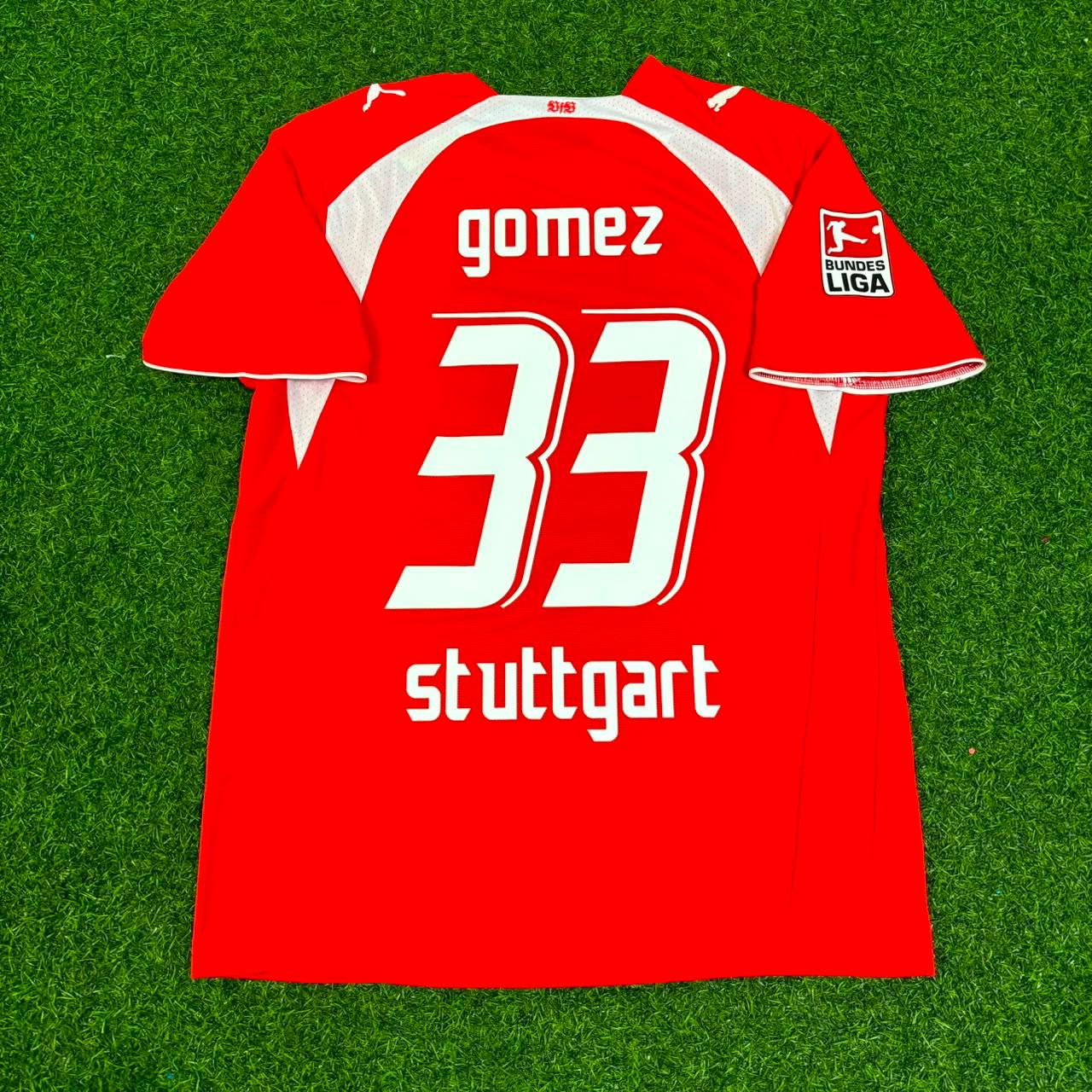 Mario Gomez VfB Stuttgart 2006-07 Auswärtstrikot Retro Football Jersey Kit