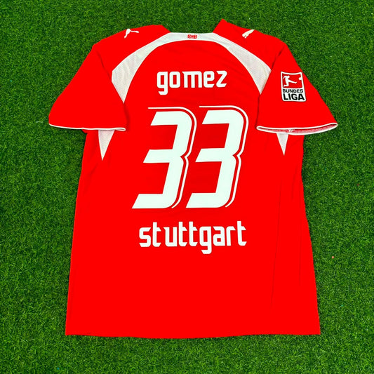 Mario Gomez VfB Stuttgart 2006-07 Auswärtstrikot Retro Football Jersey Kit