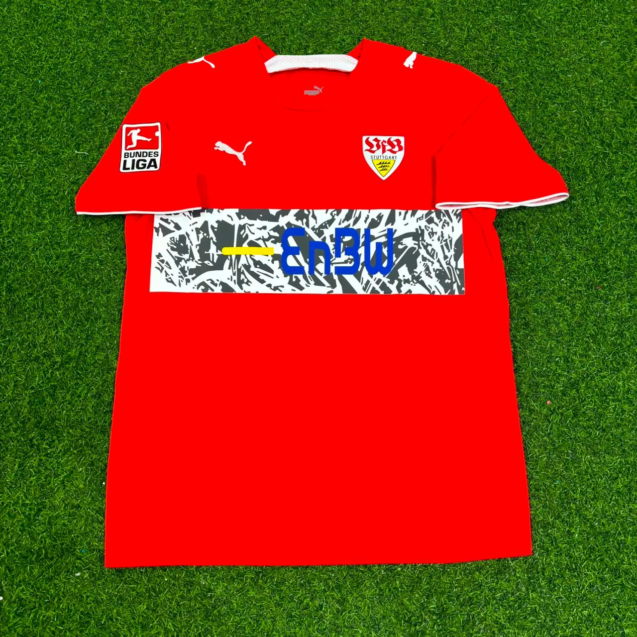 Mario Gomez VfB Stuttgart 2006-07 Auswärtstrikot Retro Football Jersey Kit