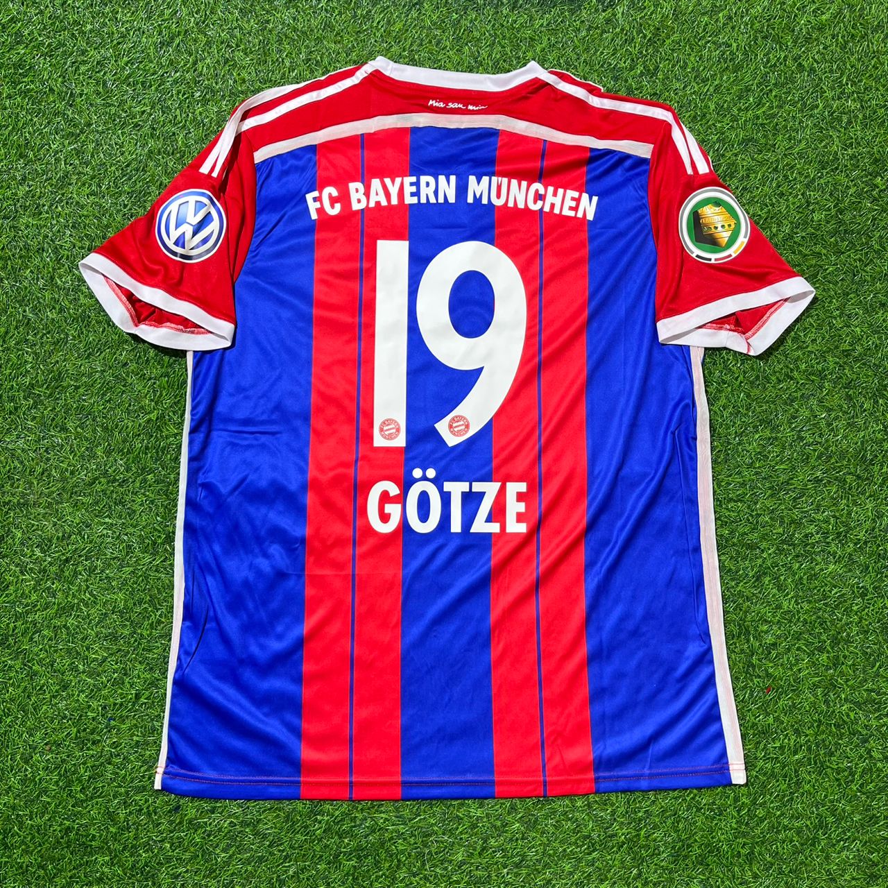 Mario Götze Bayern Munich 2014-2015 Trikot Kit Jersey Soccer Shirt