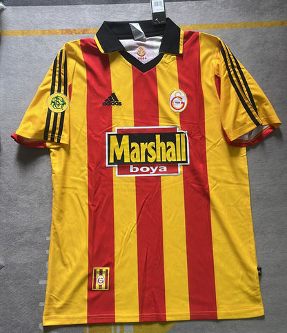 Mario Jardel Galatasaray UEFA 2000 Retro Nostalji Formasi Football Home Trikot Jersey Maillot